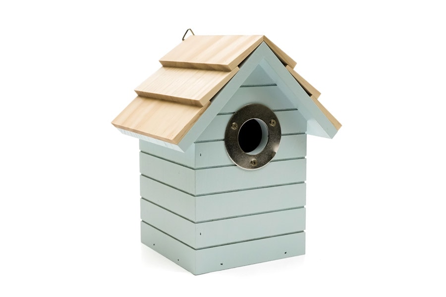 Beach Hut Nest Box Pale Blue 